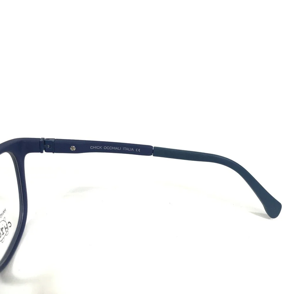 Chick Eyeglasses Frames K518 COL 17 Matte Blue Square Full Rim 52-16-125